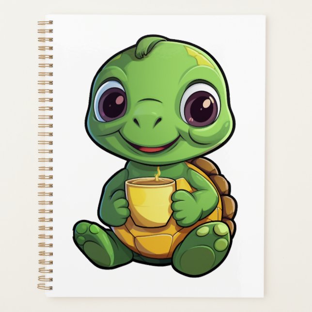 Cartoon turtle illustration Copy Copy Copy Copy Co Planner (Front)