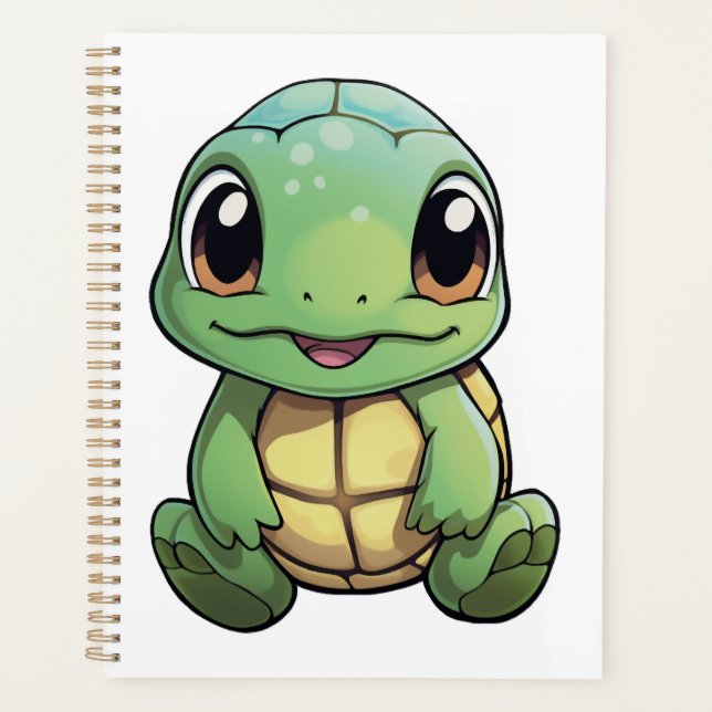 Cartoon turtle illustration Copy Copy Copy Copy Co Planner (Front)