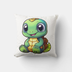 Cartoon turtle illustration Copy Copy Cushion