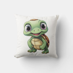 Cartoon turtle illustration Copy Cushion
