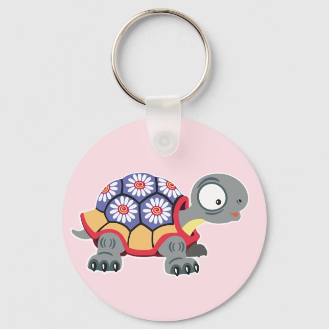 cartoon turtle key ring (Front)