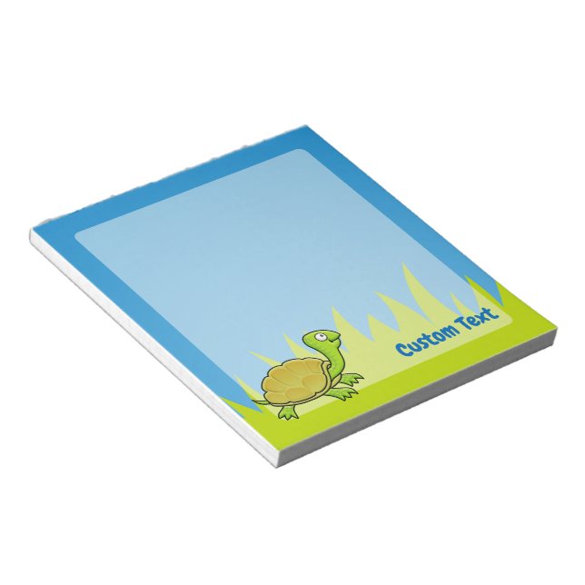 Cartoon Turtle Notepad (Angled)