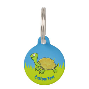 Cartoon Turtle Pet Tag