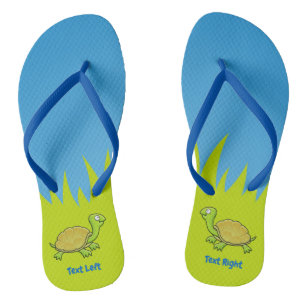 Cartoon Turtle Thongs