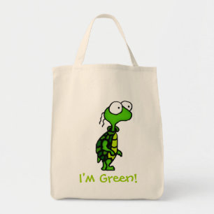 Cartoon Turtle Tote Bag