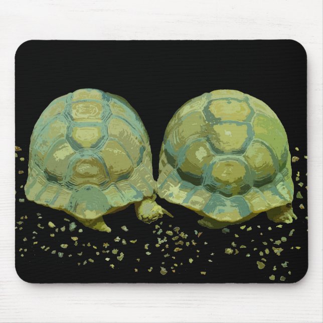 Cartoon Turtles Mousepad (Front)