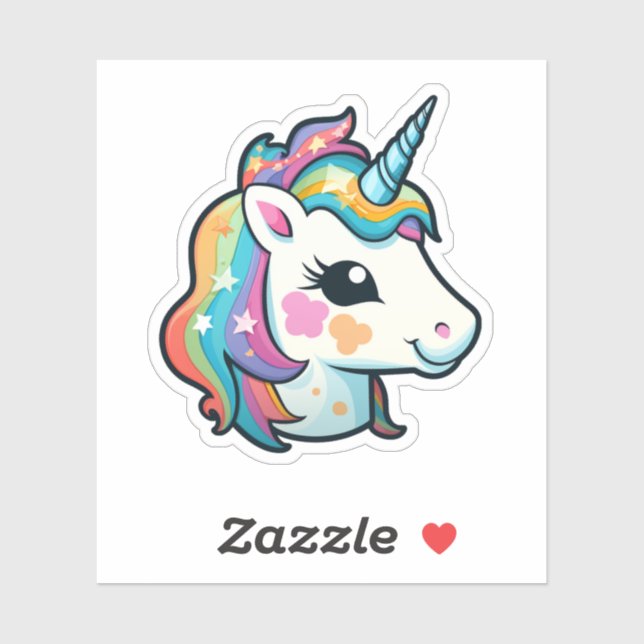 Cartoon unicorn illustration (Sheet)