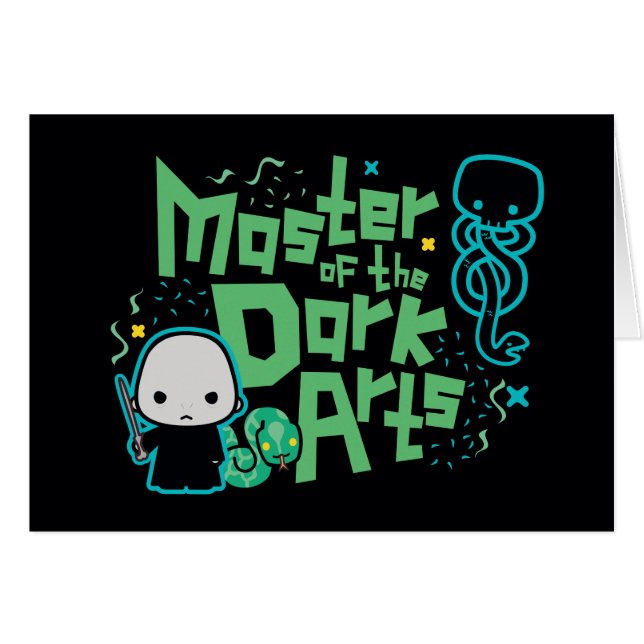 Cartoon Voldemort - Master of the Dark Arts (Front Horizontal)