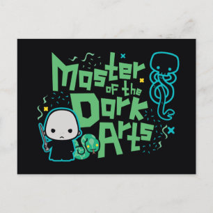 Cartoon Voldemort - Master of the Dark Arts Postcard