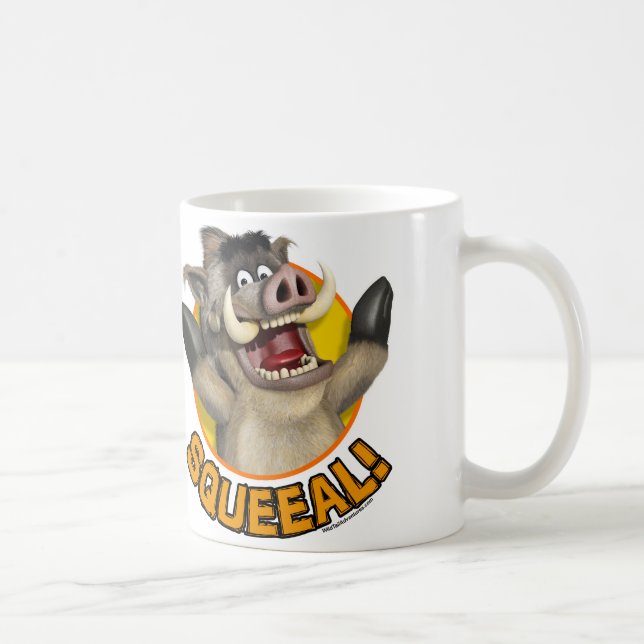 Cartoon Warthog Animal Mug (Right)
