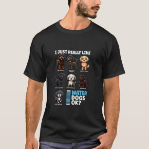 Cartoon Water Dogs T-Shirt