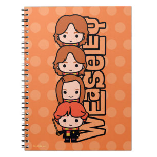 Cartoon Weasley Siblilings Graphic Notebook