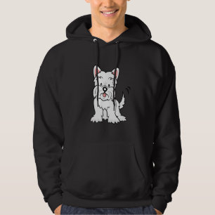 Cartoon Westie hoodie