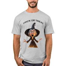 Cartoon Witch "Trick or Treat"
