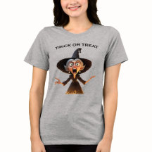 Cartoon Witch "Trick or Treat"