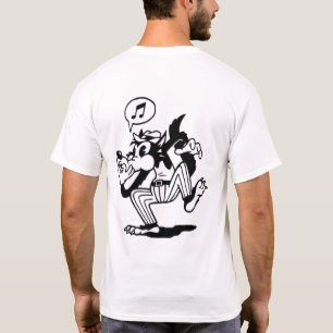 Cartoon Wolf Whistling T-Shirt