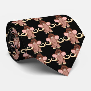 Cartoon Woolly Mammoth Tie