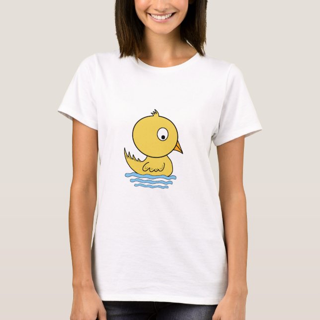 Cartoon Yellow Duck T-Shirt (Front)