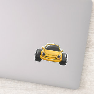 Cartoon Yellow Toon Car