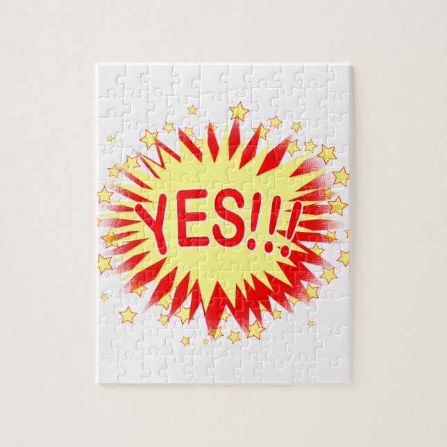 Cartoon Yes Jigsaw Puzzle (Vertical)