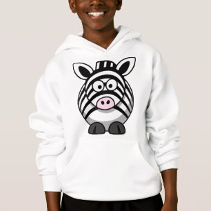 Cartoon Zebra Hoodie