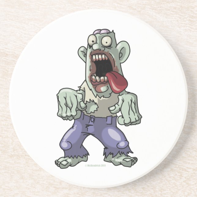 Cartoon Zombie Coaster (Front)
