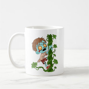 Cartoon Zombie Jack and the Beanstalk Coffee Mug
