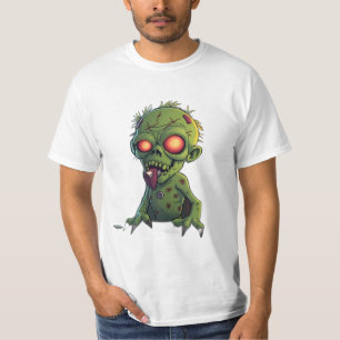 Cartoon Zombie with Tongue Out T-Shirt