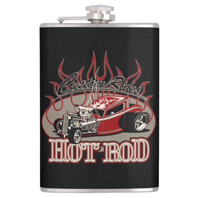 cartooncar25 hip flask (Front)