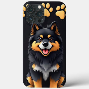 Cartoonish depiction of a dog iPhone 13 pro max case