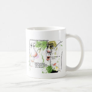 Cartoonist Passed Out Funny Gifts & Tees Coffee Mug