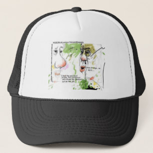 Cartoonist Passed Out Funny Gifts & Tees Trucker Hat