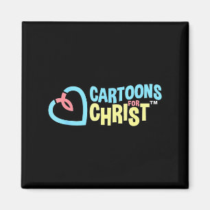Cartoons For Christ - Christian, Faith, Jesus, Rel Magnet