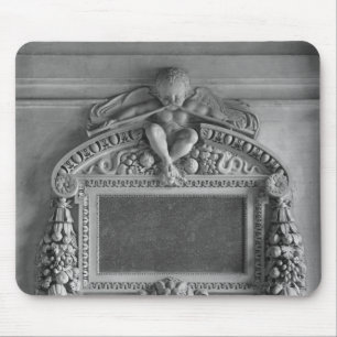 Cartouche from the Caryatids' Tribune Mouse Pad