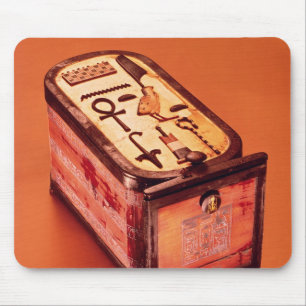 Cartouche-shaped box mouse pad