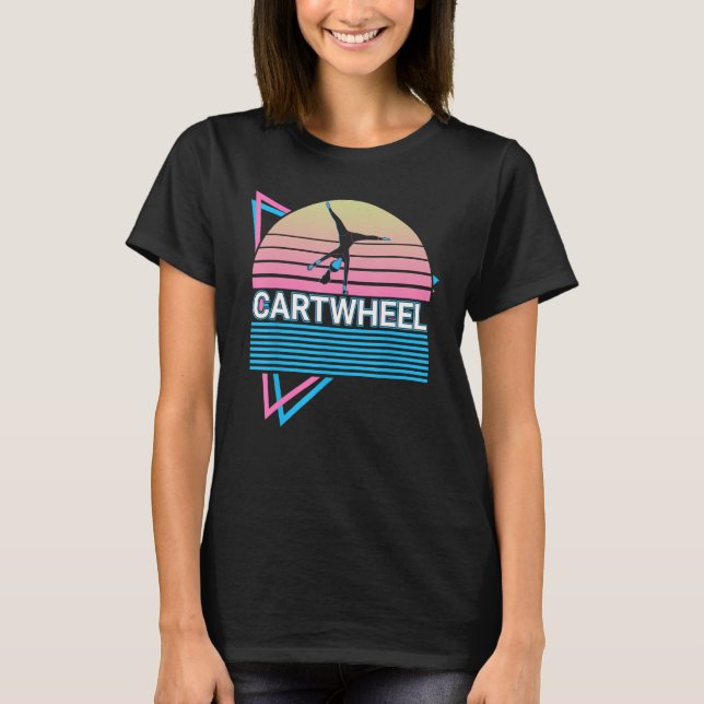 Cartwheel Cheerleader T-Shirt (Front)