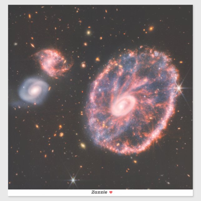 Cartwheel Galaxy, James Webb Space Telescope (Sheet)