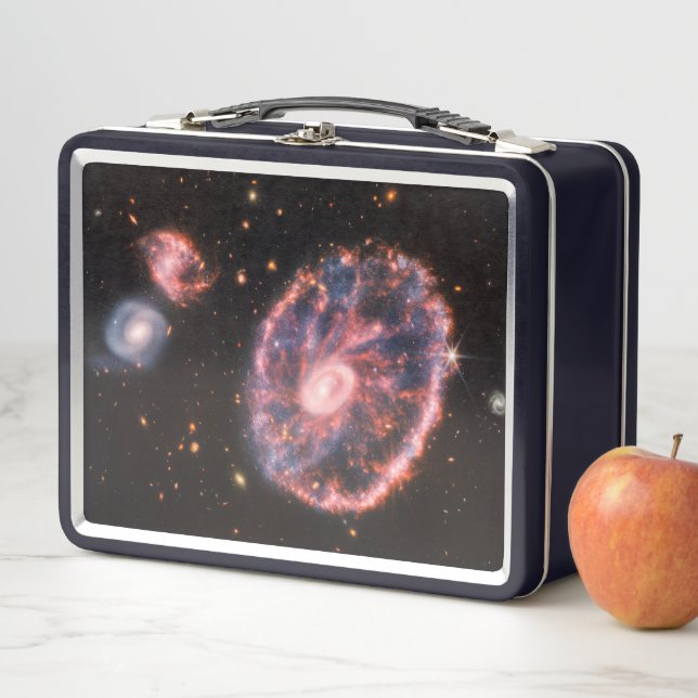 Cartwheel Galaxy, James Webb Space Telescope Metal Lunch Box (In Situ)