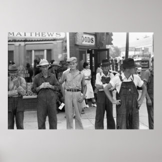 Caruthersville Farmers, 1938 Poster