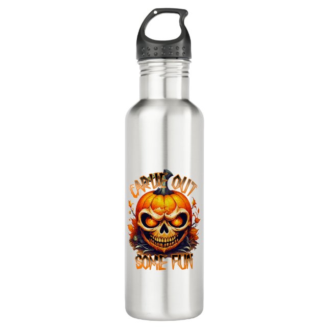 Carve Out Some Fun 710 Ml Water Bottle (Front)