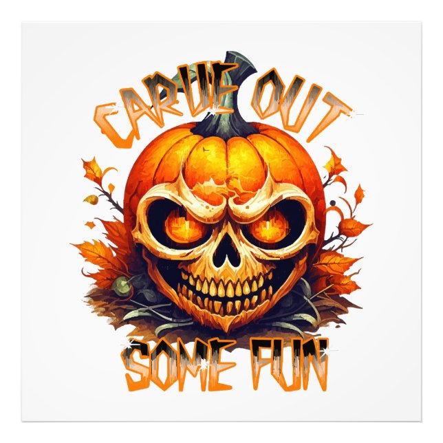 Carve Out Some Fun Photo Print (Front)