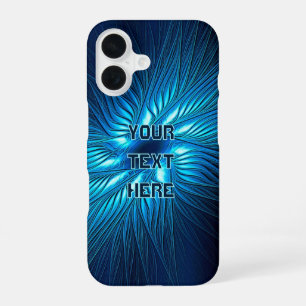 Carved Blue Star iPhone 16 Case