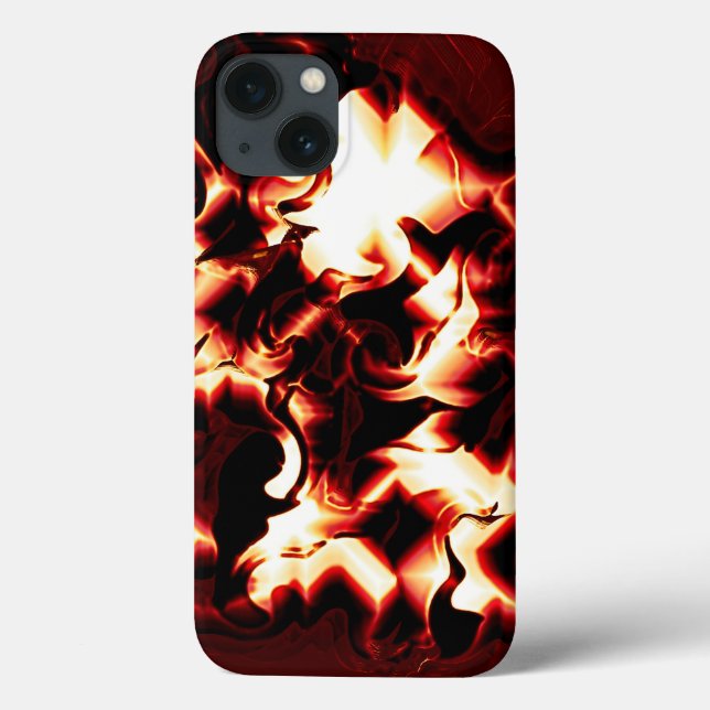Carved bonfire on dark background Case-Mate iPhone case (Back)