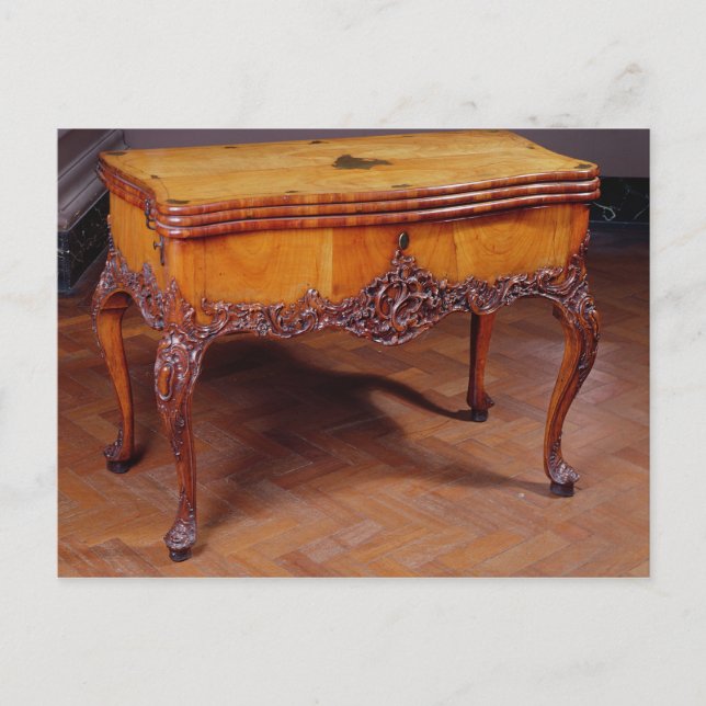 Carved card or games table (Front)