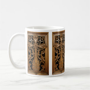 Carved Cross Mug