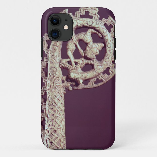 Carved handle of a bishop's crook, bone Case-Mate iPhone case (Back)