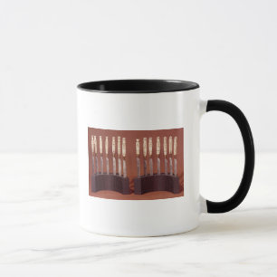 Carved Knife Handles Showing English Monarchs Mug
