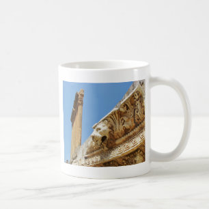 Carved Lion's Head At Baalbek Coffee Mug
