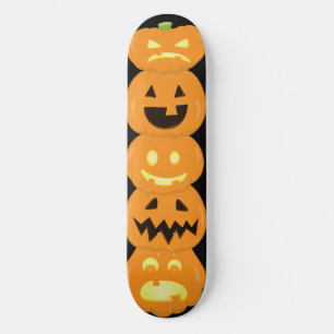 Carved Pumpkin Jack O'Lantern Halloween  Skateboard