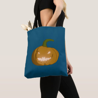 Carved Pumpkin Tote Bag – Halloween Edition